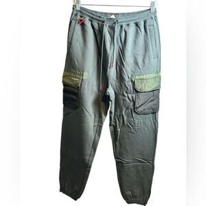 NWT Staple Men’s Army Green Cargo Jogger Sweatpants - Size XL